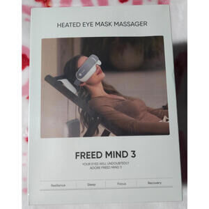 Freed Mind 3 Heated Eye Mask Massager 5 Modes & Bluetooth Sleep Music NEW SEALED